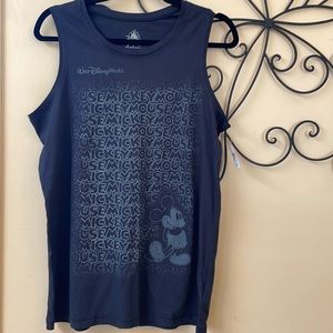 Black WDW Mickey Mouse Tank - Size M